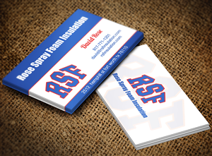 Business Card Design by Lanka Ama for Rose Spray Foam Insulation | Design: #5690153