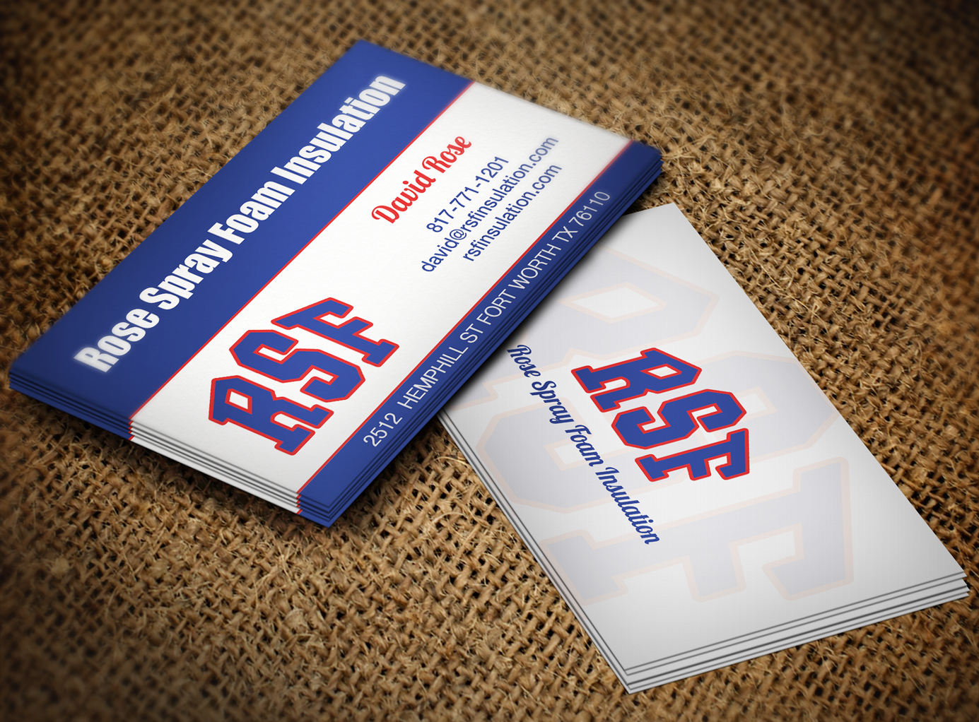Business Card Design by Lanka Ama for Rose Spray Foam Insulation | Design #5695907