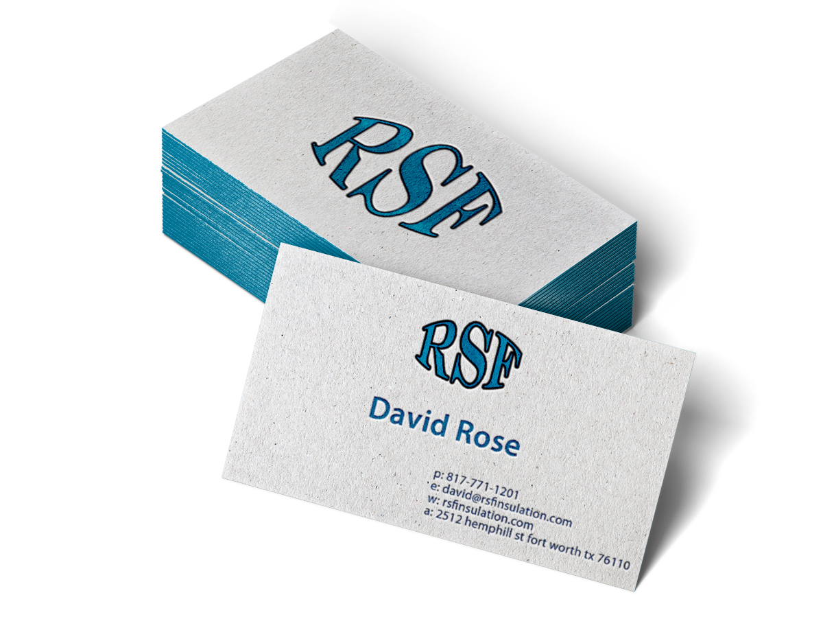 Diseño de Tarjeta de Presentación por Scorpius design para Rose Spray Foam Insulation | Diseño #5693695