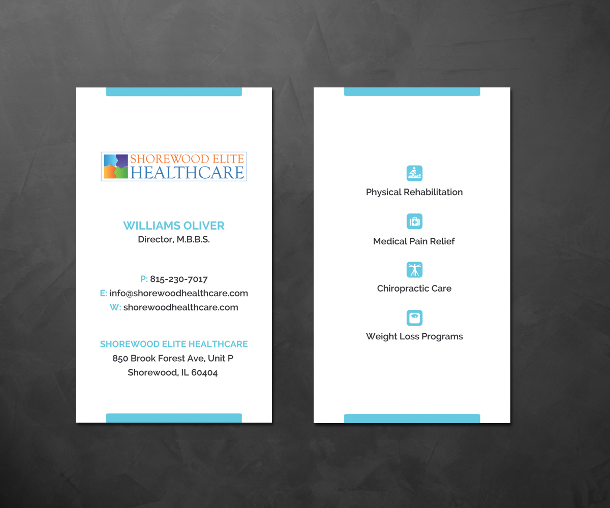 Business Card Design by Sarah Haroon for this project | Design #5681015