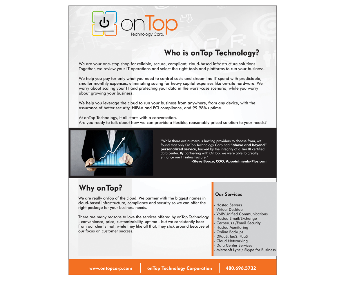 Print Design par Kath1e pour onTop Technology | Design #5722968