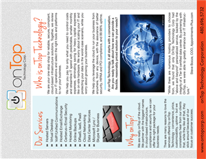 Print Design by Janis Carroll for onTop Technology | Design #5692600