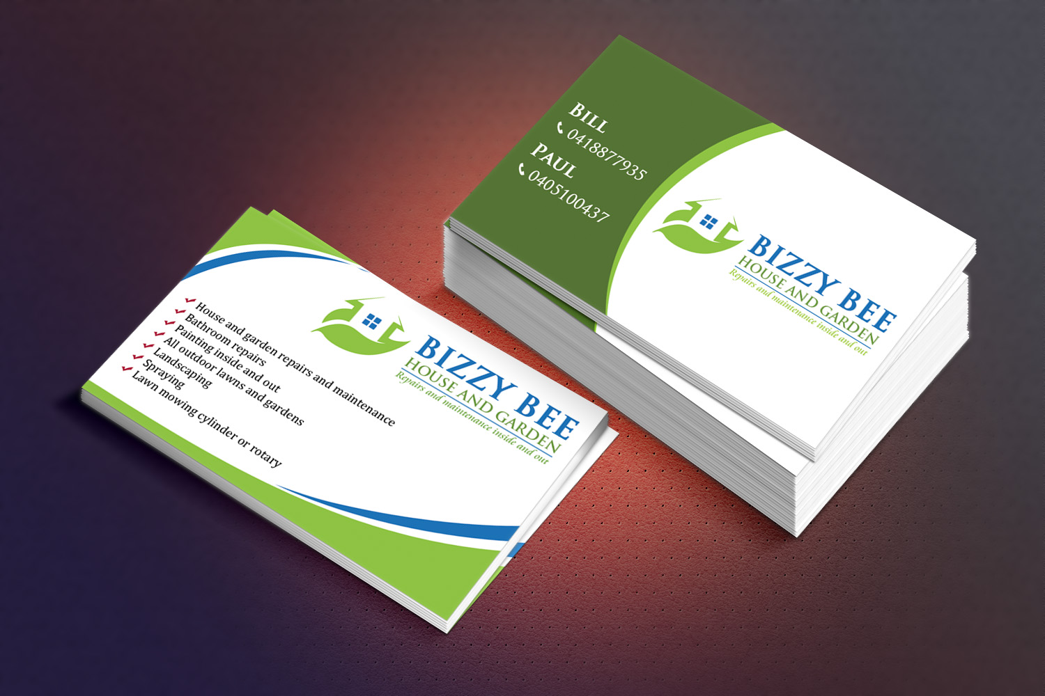 business card design by sandaruwan for bizzy bee house and garden design 5684744 - Garden Design Business Cards business card design by sandaruwan for bizzy bee house and garden design 5684744 - Garden Design Business Cards