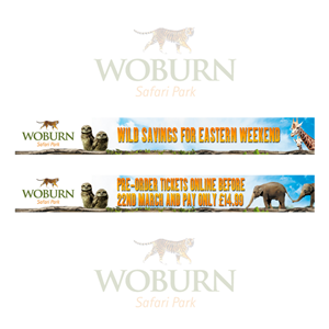 Banner Ad Design by Ponto Site for Woburn Safari Park | Design: #1559461