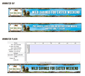 Banner Ad Design by neboica for Woburn Safari Park | Design: #1555941