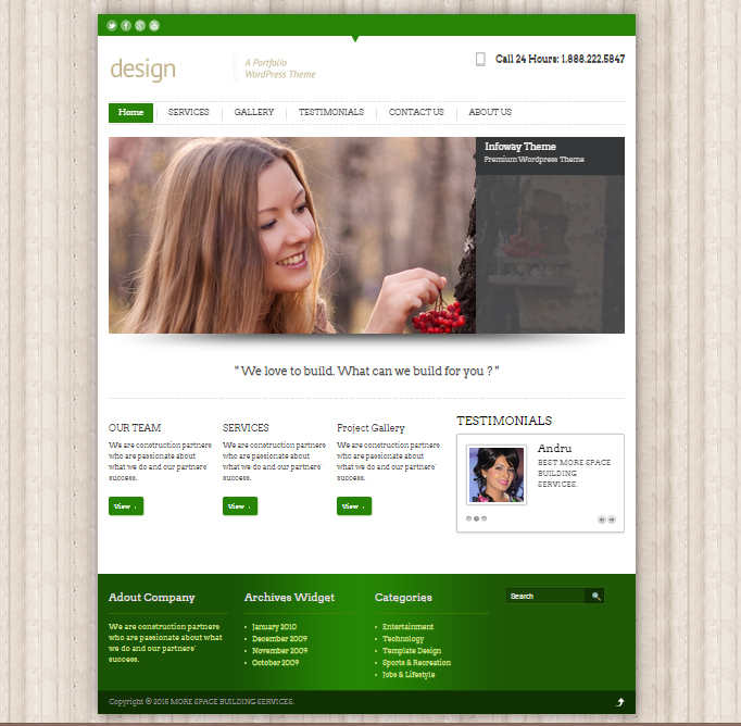 Wordpress Design by On Time for this project | Design #5688101