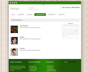 Wordpress Design by On Time for this project | Design: #5688113