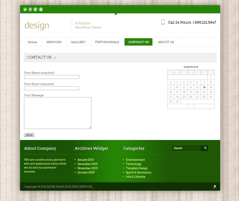 Wordpress Design by On Time for this project | Design #5688118