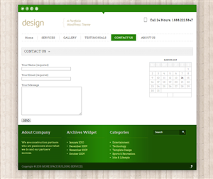 Wordpress Design by On Time for this project | Design: #5688118
