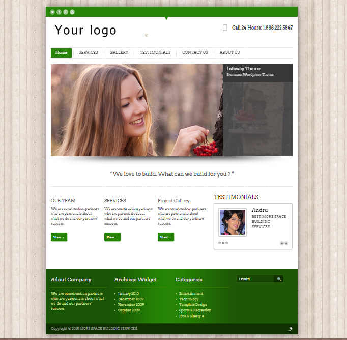 Wordpress Design by On Time for this project | Design #5689266