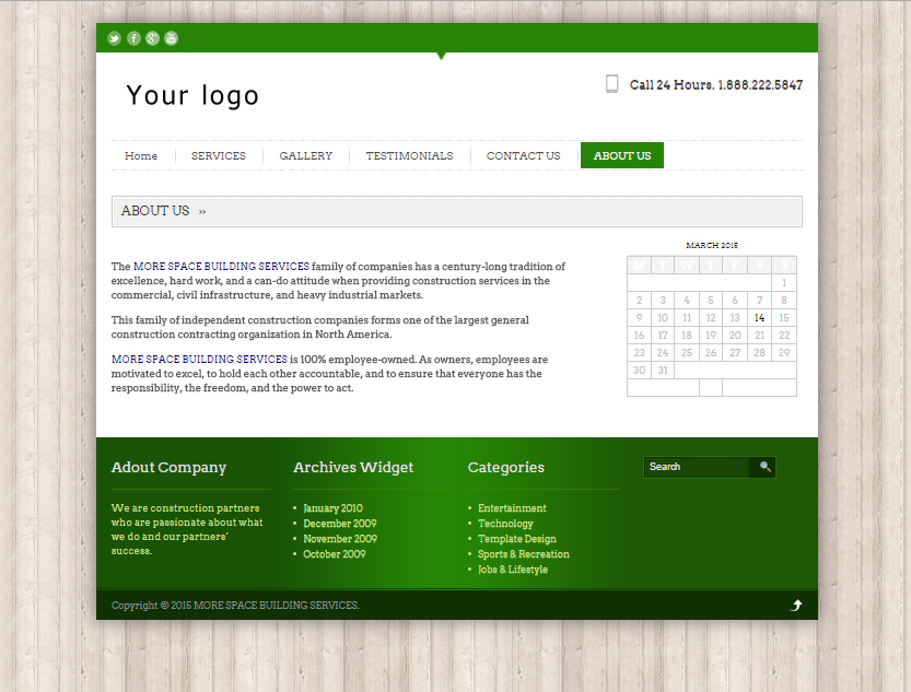 Design Wordpress par On Time pour ce projet | Design #5689285