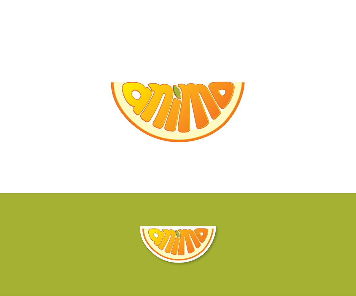 Logo Design by RoundYellow for Animo Juice | Design #5681963