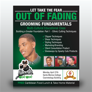 Flyer Design by Mon01 for Spoety Cuts Corporation | Design #5712495
