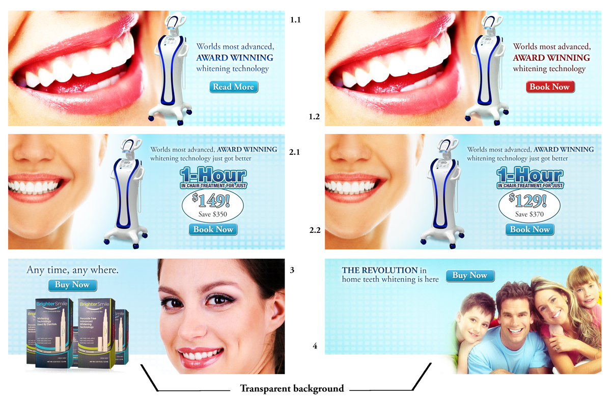 Banner Ad Design by UrbainFX for Brighter Smile | Design #5706802