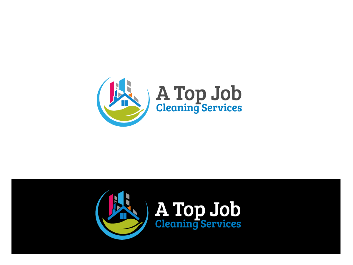 Logo Design by Anyl Thapa for A top job cleaning services  | Design #1589733