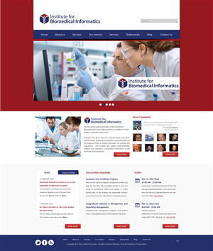 Wordpress Design by pb for Institute for Biomedical Informatics | Design: #1565203