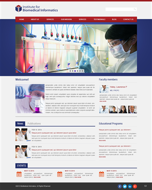 Wordpress Design by pb for Institute for Biomedical Informatics | Design: #1565207