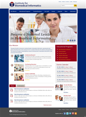 Wordpress Design by pb for Institute for Biomedical Informatics | Design: #1569562