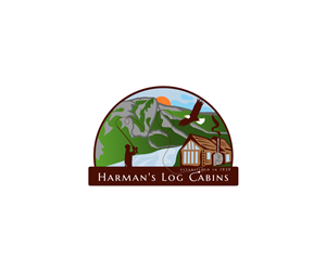 Logo Design by design.bb for Harman''s Log Cabins | Design: #5758471