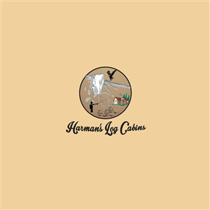 Logo Design by AymanePro ™ for Harman''s Log Cabins | Design: #5743660