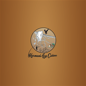 Logo Design by AymanePro ™ for Harman''s Log Cabins | Design: #5754814