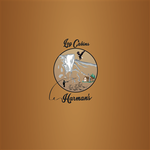Logo Design by AymanePro ™ for Harman''s Log Cabins | Design #5754945