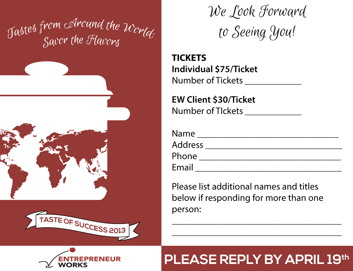 Invitation Design by jrdesign for Entrepreneur Works | Design #1593383