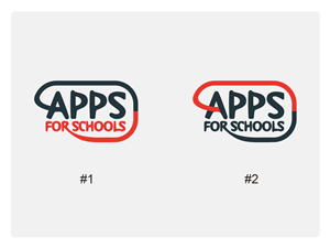 Logo Design by Vicez for Apps for Schools | Design: #1581083