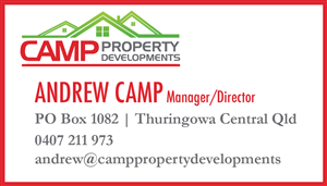 Business Card Design by Amanda for Camp Property developments | Design: #1556395