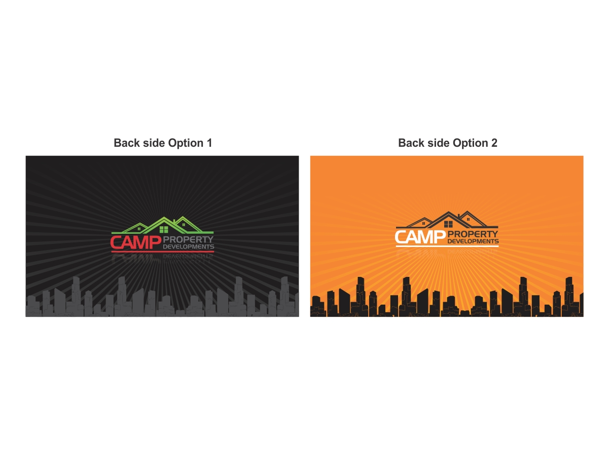 Business Card Design by Bindu for Camp Property developments | Design #1557558