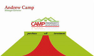 Business Card Design by Peter for Camp Property developments | Design: #1559839