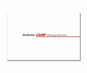 Business Card Design by sabines for Camp Property developments | Design: #1560424