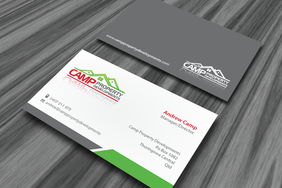 Business Card Design by ChizZech for Camp Property developments | Design #1557685