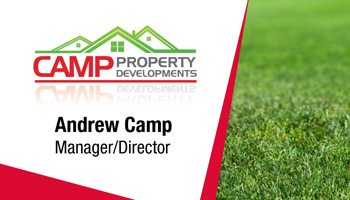 Diseño de Tarjeta de Presentación por Nat  para Camp Property developments | Diseño #1556319