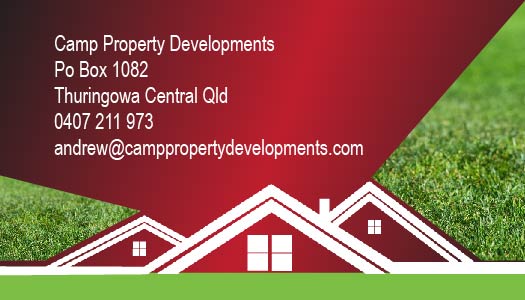 Business Card Design by Nat  for Camp Property developments | Design #1556981