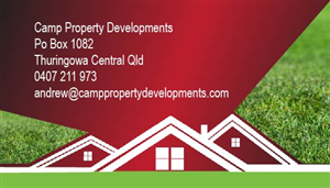 Diseño de Tarjeta de Presentación por Nat  para Camp Property developments | Diseño: #1556981