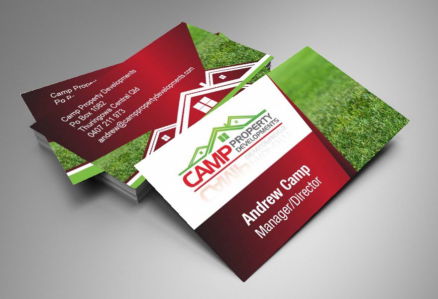 Business Card Design by Nat  for Camp Property developments | Design #1556984