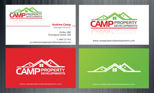Business Card Design by Sbss for Camp Property developments | Design: #1557652