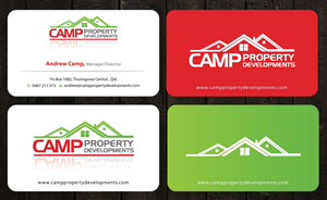 Business Card Design by Sbss for Camp Property developments | Design: #1557696