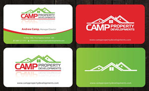 Business Card Design by Sbss for Camp Property developments | Design: #1557700