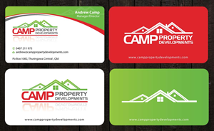 Business Card Design by Sbss for Camp Property developments | Design: #1557708