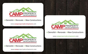 Business Card Design by Sbss for Camp Property developments | Design: #1557763