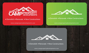 Business Card Design by Sbss for Camp Property developments | Design: #1557770