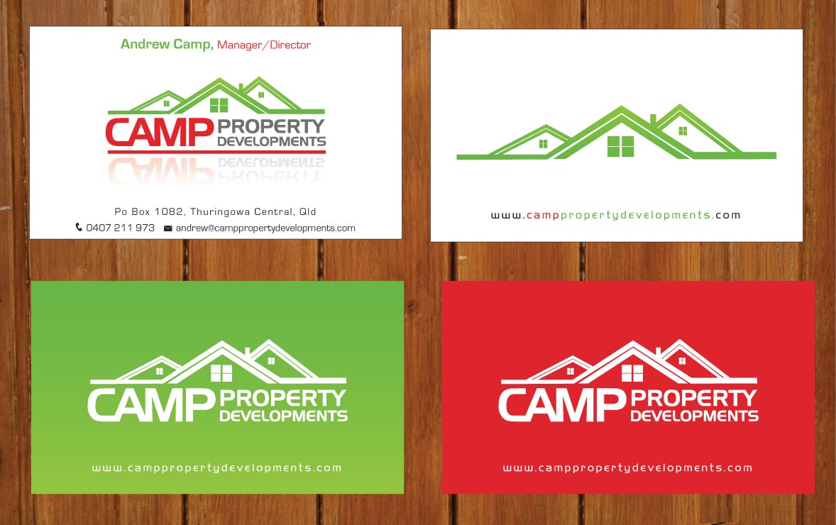 Business Card Design by Sbss for Camp Property developments | Design #1559106