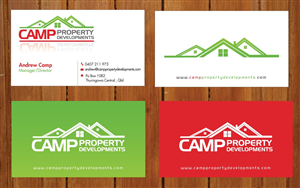 Diseño de Tarjeta de Presentación por Sbss para Camp Property developments | Diseño: #1559111