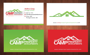 Diseño de Tarjeta de Presentación por Sbss para Camp Property developments | Diseño: #1559176