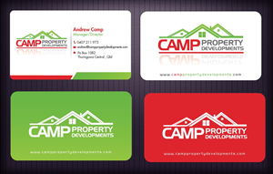 Diseño de Tarjeta de Presentación por Sbss para Camp Property developments | Diseño: #1559191