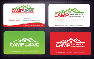 Business Card Design by Sbss for Camp Property developments | Design: #1559221