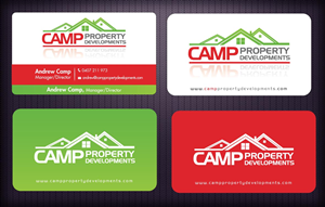 Business Card Design by Sbss for Camp Property developments | Design: #1559231