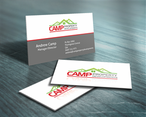 Business Card Design by HYPdesign for Camp Property developments | Design: #1558773